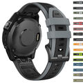 Quickfit Silikon Ersatz Armband Für Garmin Fenix 8 E 47/51mm 7/7X 6/6X 5 5X 3HR