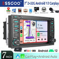 32G Android 12 Autoradio DAB+ Carplay RDS GPS Navi Für VW Touareg T5 Transporter