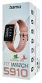 Hama Fit Watch 5910 Smartwatch Activity Tracker mit GPS Altrosa