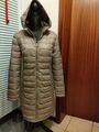 STEPPMANTEL KURZ Gr. 38/40 ATMOSPHERE"SUPERLIGHT PACKABLE COAT"GREIGE, SO LEICHT