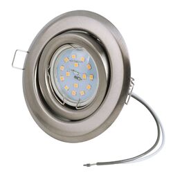 LED Einbaustrahler 5Watt Deckenspot ultra flach Modul Leuchtmittel EinbauleuchteNur 3cm Einbautiefe - 230Volt Lampe - austauschbar