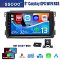 32G Carplay Android13 GPS Nav Autoradio RDS DAB KAM Für Smart Fortwo 451 2005-10