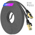 CAT 7 Netzwerkkabel Patchkabel LAN DSL Ethernet Netzwerk Internet Kabel Flach