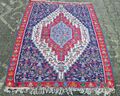 Senneh Kelim Teppich 144x116cm Handgewebt Rug Carpet Kilim