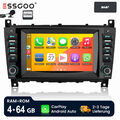 4+64G Android13 Autoradio Für Mercedes C-Klasse W203 CL203 CLK C209 GPS NAV DAB+