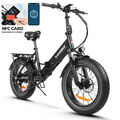 750W High-Speed-Elektrofahrrad Faltbares Mountainbike MTB Smart NFC Leichtes EU