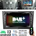 DAB+ 32G Android13 Carplay Autoradio GPS BT WIFI Für Opel Astra H Corsa D Zafira