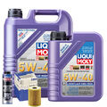 Motoröl 5W40 LIQUI MOLY High Tech 6L+MAHLE Ölfilter +Spülung