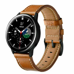 Echtes Leder Armband 22mm 20mm für Samsung Galaxy Watch 3/4/5 Classic 42mm 46mm