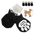 4stk Anti-Rutsch Socken für Klein Hunde und Katzen Pfotenschutz Hundesocken S-XL