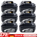 6X Für Makita Akku 18V 8Ah 12Ah 9Ah 6AH BL1860B BL1850B BL1840B BL1830B Original