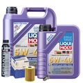 Motoröl 5W40 LIQUI MOLY High Tech 6L+MAHLE Ölfilter+Cera Tec+Ölablassschraube