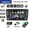 DAB+ 4+64G Android 13 Autoradio Carplay GPS Navi RDS Für Audi A3 S3 RS3 8P 03-13