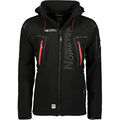 Geographical Norway Techno Herren Softshell Jacke Regen Outdoor WU6068-GN-BLACK