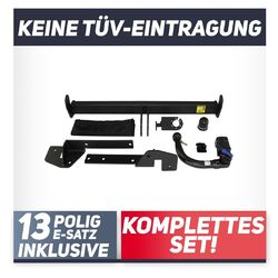 Für Peugeot 308 CC / Cabrio 09-15 Anhängerkupplung abnehmbar+E-Satz 13p