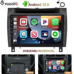 9" Android 12 Autoradio Für Mercedes Benz SLK R171 2004-2011 GPS Navi Carplay BT