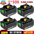 2X 18V 6000mAh Akku Für Makita BL1850 BL1830 LXT BL1860B Led Anzeige / Ladegerät