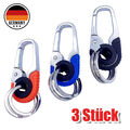 3 Stk Schlüsselanhänger Karabinerhaken Geschenk Auto Keychain Schlüsselring Clip