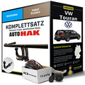 Für VW Touran Typ 1T1,1T2,1T3 Anhängerkupplung abnehmbar +eSatz 13pol 03-06 ABE