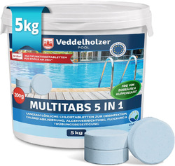 180 Mini Chlortabletten Multitabs chlor Für Pool, Aufstellpool,Planschbecken etc