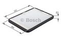 BOSCH 1 987 432 043 Innenraumfilter Filter Pollenfilter für MERCEDES VW