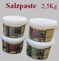 Salzpaste Salzleckstein ersatz 2,5Kg Wild Tier Fütterung Salzlecke Kirrung
