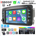 7" Autoradio DAB Android13 4+64G Carplay Für Benz C-Klasse W209 W203 GPS NAVI AM