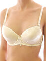 Damen BH mit Bügel  Push-Up Unterwäsche Büstenhalter Beige Weiss Comfort 7350