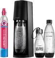 SODASTREAM  Wassersprudler Terra Vorteilspack, schwarz