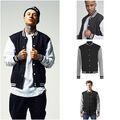 2-tone College Sweatjacke Jacke Übergangsjacke Bomberjacke Herren Collegejacke