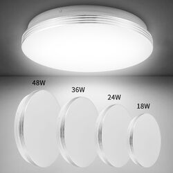 12W-60W LED Deckenleuchte Ultraflach Panel Deckenlampe Wohnzimmer Schlafzimmer