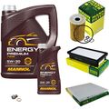 MANN Inspektionspaket 6 L MANNOL Energy Premium 5W-30 für KIA Rio II 1.5 CRDi