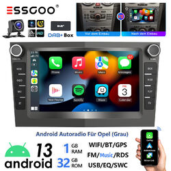 DAB+ 32G Android 13 Autoradio GPS Navi Carplay KAM Für Opel Astra H Corsa Zafira