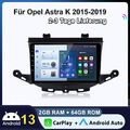 Autoradio Für Opel Astra K 2015-2019 2+64G Carplay Android 13 GPS NAVI BT DAB+