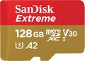 SanDisk Extreme microSDXC UHS-I Speicherkarte 128 GB (A2, C10, V30, U3, 190 MB/s