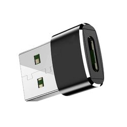 USB-C Adapter USB Stecker A auf USB Buchse C Laden Daten Konverter Aluminium 