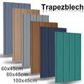 12/36x Trapezblech Profilblech Dachblech Wellblech Dachpaneele Stahlblech Metall