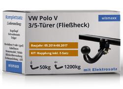 ANHÄNGERKUPPLUNG für VW Polo 6R V 14-17 starr WESTFALIA +13pol E-Satz spezifisch