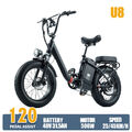 E Bike 20 Zoll Elektrofahrrad E Mountainbike 40km/h Pedelec Moped E Citybike MTB