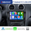 Für Mercedes M-Klasse W164 GL X164 32G GPS Navi RDS Android 13 AutoRadio Carplay