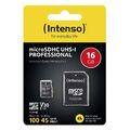 Intenso Micro SDHC Karte 16GB UHS-I U3 4K professional 100 MB/s V30 Class 10