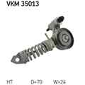 Spannrolle Keilrippenriemen SKF VKM 35013 für Opel Chevrolet Corsa D Meriva A