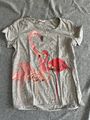T-Shirt mit Flamingo Damen