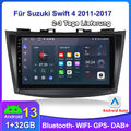 Für Suzuki Swift 4 2011-2017 1+32G Android 13 Autoradio GPS NAVI BT WIFI FM DAB+