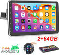 Single 1DIN 10.1" Android 13 Autoradio mit GPS Navi Drehbarer Bildschirm 2+64GB