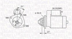 Starter Magneti Marelli 063721203010 passend für IVECO RENAULT TRUCKS UAZ