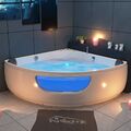 TroniTechnik Whirlpool Badewanne Eckbadewanne Wanne mit Schürze 2 Personen PAROS