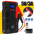 Auto KFZ Starthilfe 27000mAh Jump Starter Ladegerät Booster Powerbank 1000A NEW