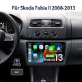 DAB+ Android 13 Autoradio GPS NAVI WIFI KAM 2+64GB Für Skoda Fabia II 2008-2013