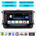 Autoradio Navi DAB+ für VW Golf Passat Polo Tiguan Android 13 DVD CarPlay GPS BT